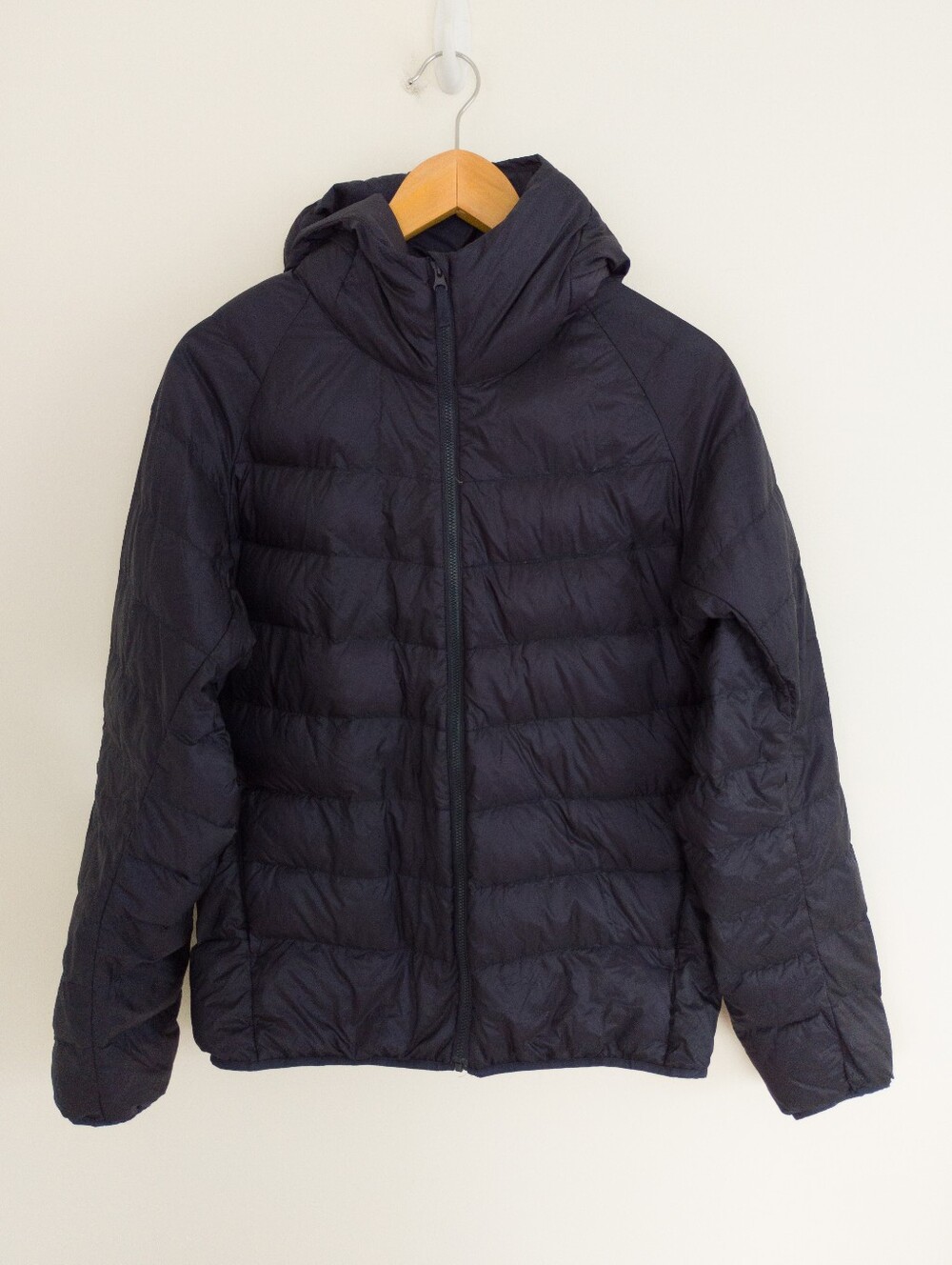 UNIQLO Ultra Light Down Parka Jacket Men Large Dark Navy Blue